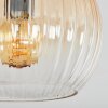 Koyoto Deckenleuchte Glas 15 cm Bernsteinfarben, Klar, Rauchfarben, 5-flammig