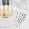 Ripoll Deckenleuchte Glas 15 cm Bernsteinfarben, Klar, Rauchfarben, 5-flammig