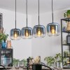 Lauden Hängeleuchte Glas 20 cm Blau, Klar, 4-flammig