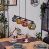 Ripoll Pendelleuchte Glas 15 cm Blau, Gold, Grün, Kupferfarben, 4-flammig