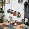 Ripoll Pendelleuchte Glas 15 cm Blau, Gold, Grün, Kupferfarben, 4-flammig