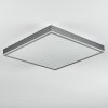 Salmi Deckenpanel LED Grau, Silber, 1-flammig