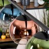Koyoto Pendelleuchte Glas 15 cm Blau, Grün, Klar, Kupferfarben, 4-flammig