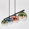 Koyoto Pendelleuchte Glas 15 cm Blau, Grün, Klar, Kupferfarben, 4-flammig