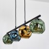 Ripoll Pendelleuchte Glas 15 cm Blau, Gold, Grün, 4-flammig