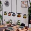 Koyoto Pendelleuchte Glas 15 cm Blau, Gold, Grün, Kupferfarben, 5-flammig