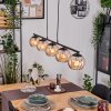 Koyoto Pendelleuchte Glas 15 cm Bernsteinfarben, 5-flammig