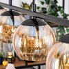 Koyoto Pendelleuchte Glas 15 cm Bernsteinfarben, 5-flammig