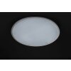 WOFI LINOX Deckenleuchte LED Silber, 1-flammig, Fernbedienung, Farbwechsler