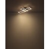 Globo Sapena Deckenleuchte LED Grau, Schwarz, 1-flammig