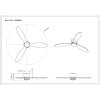 Globo Armando Deckenventilator LED Schwarz, 1-flammig, Fernbedienung