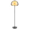 Globo Avila Stehleuchte LED Chrom, Schwarz, 1-flammig, Fernbedienung