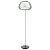 Globo Avila Stehleuchte LED Chrom, Schwarz, 1-flammig, Fernbedienung