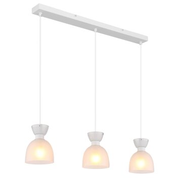 Globo Massey Hängeleuchte Weiß, 3-flammig Globo Massey Hängeleuchte Weiß, 3-flammig