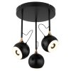 Globo Donovan Deckenleuchte LED Chrom, Schwarz, 1-flammig