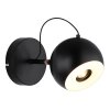 Globo Donovan Wandleuchte LED Chrom, Schwarz, 1-flammig