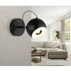 Globo Donovan Wandleuchte LED Chrom, Schwarz, 1-flammig