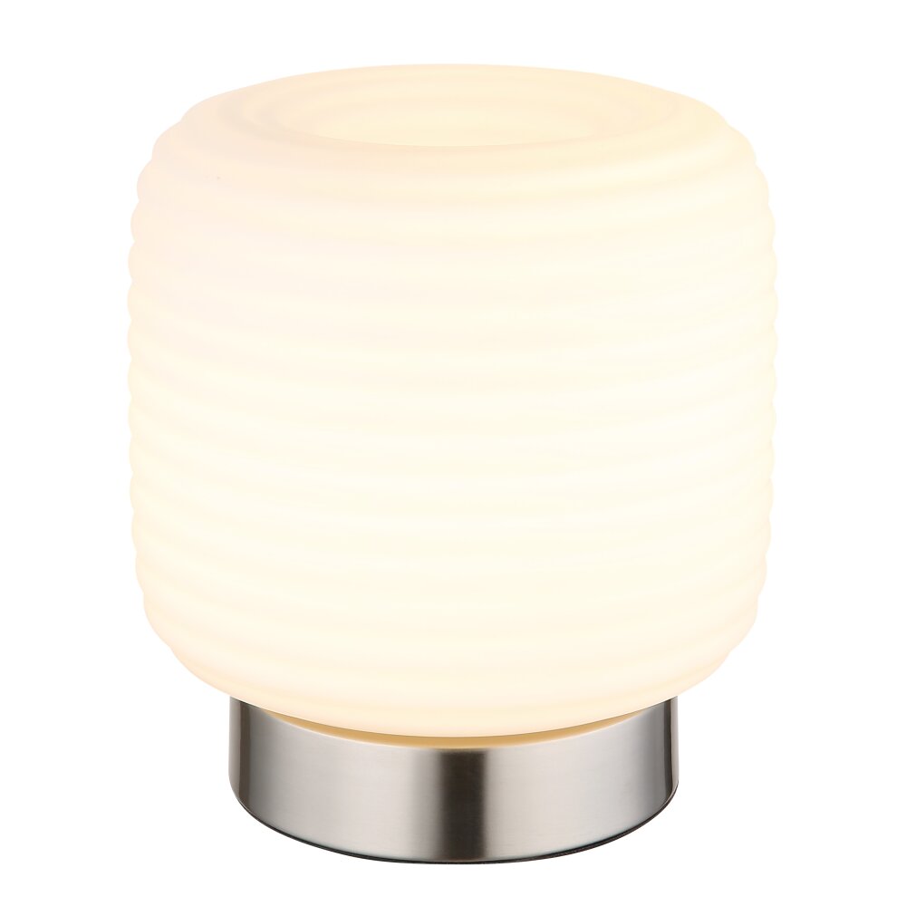 Globo Kladora Tischleuchte Nickel-Matt, 1-flammig main product photo