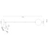 Globo Lacy Stehleuchte LED Schwarz, 1-flammig