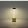 Globo Polina Tischleuchte LED Chrom, Grau, Schwarz, 1-flammig