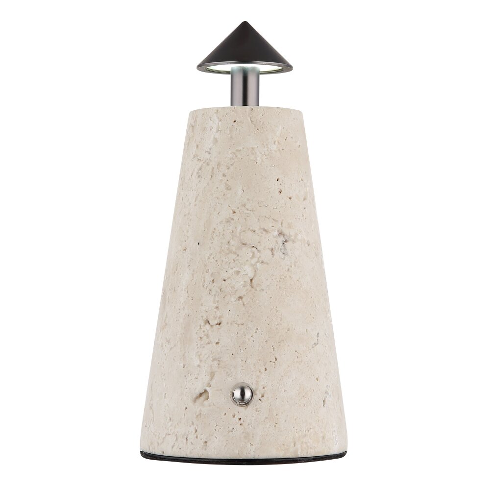 Globo Liva Tischleuchte LED Grau, 1-flammig