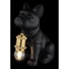 Hunde Lampe Globo Dogo Tischleuchte Schwarz, 1-flammig