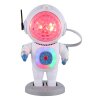 Astronauten Lampe Globo Cosmo Tischleuchte LED Blau, Grau, Weiß, 1-flammig, Farbwechsler