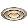 Globo Jayden Deckenleuchte LED Gold, Schwarz, 1-flammig, Fernbedienung