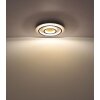 Globo Jayden Deckenleuchte LED Gold, Schwarz, 1-flammig, Fernbedienung