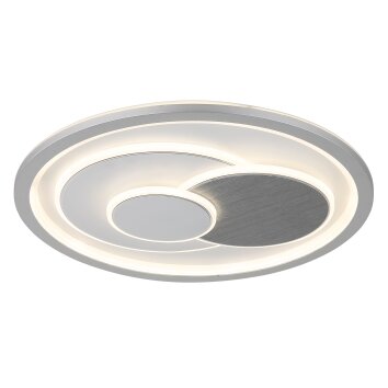 Globo Ruiz Deckenleuchte LED Silber, Weiß, 1-flammig Globo Ruiz Deckenleuchte LED Silber, Weiß, 1-flammig