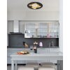 Globo Obscura Deckenleuchte LED Schwarz, 1-flammig