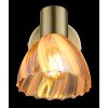 Globo Zachery Wandleuchte Messing, 1-flammig