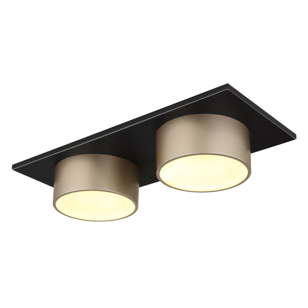Globo Raymond Deckenleuchte LED Anthrazit, Schwarz, 1-flammig main product photo
