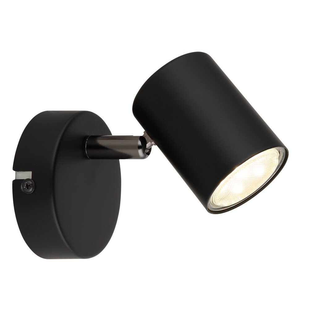 Globo Walters Wandleuchte Schwarz, 1-flammig main product photo