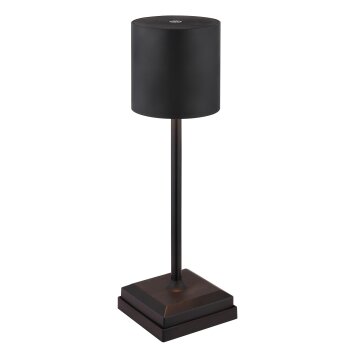 Globo Dixon Tischleuchte LED Schwarz, 1-flammig