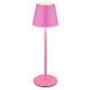 Globo Vannie Tischleuchte LED Pink, 1-flammig