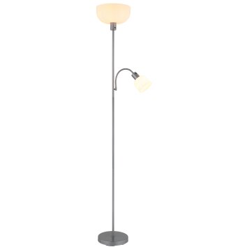 Globo Hinton Stehleuchte Silber, 1-flammig Globo Hinton Stehleuchte Silber, 1-flammig