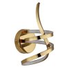 Globo Iduna Deckenleuchte LED Gold, 1-flammig