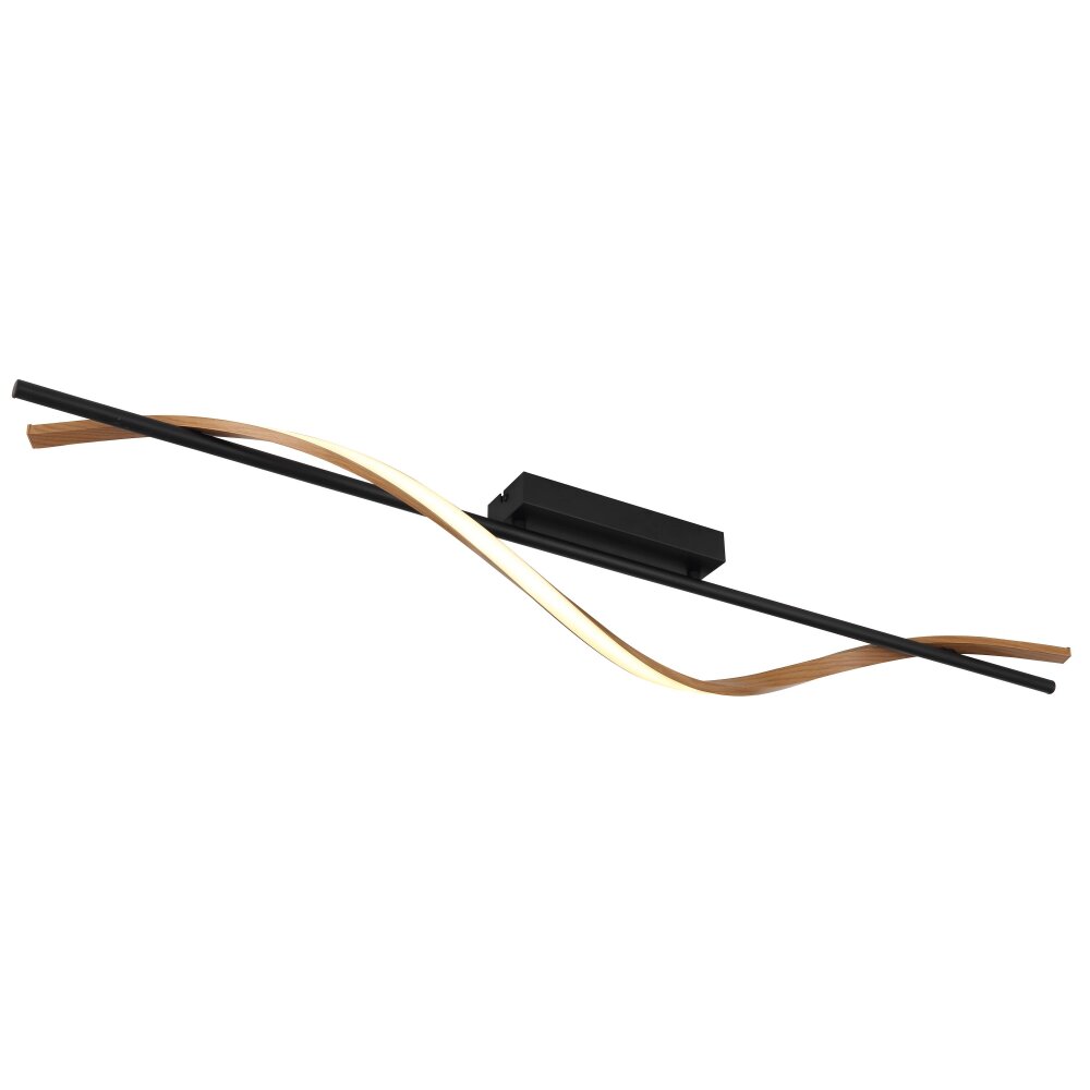 Globo Watkins Deckenleuchte LED Schwarz, 1-flammig main product photo