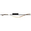 Globo Watkins Deckenleuchte LED Schwarz, 1-flammig