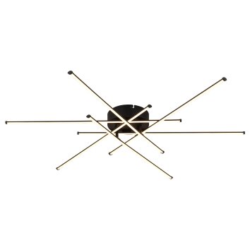 Globo Lawson Deckenleuchte LED Schwarz, 1-flammig Globo Lawson Deckenleuchte LED Schwarz, 1-flammig