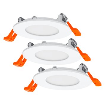 LEDVANCE DOWNLIGHT SLIM 3er Set Einbauleuchte Weiß, 3-flammig LEDVANCE DOWNLIGHT SLIM 3er Set Einbauleuchte Weiß, 3-flammig