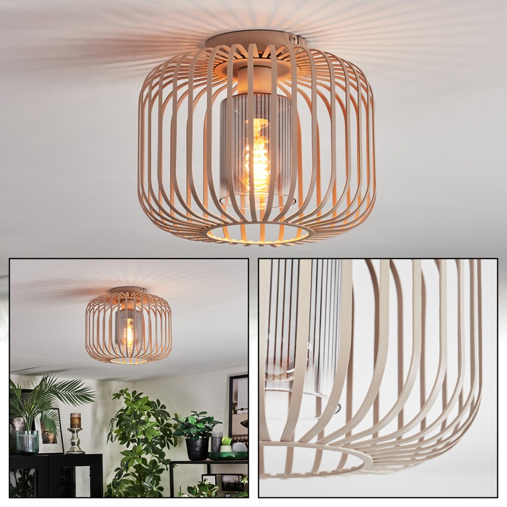 Molan Deckenleuchte Sandfarben, 1-flammig main product photo