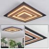 Lidor Deckenleuchte LED Schwarz, 1-flammig