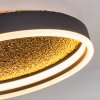 Guine Deckenleuchte LED Gold, Schwarz, 1-flammig