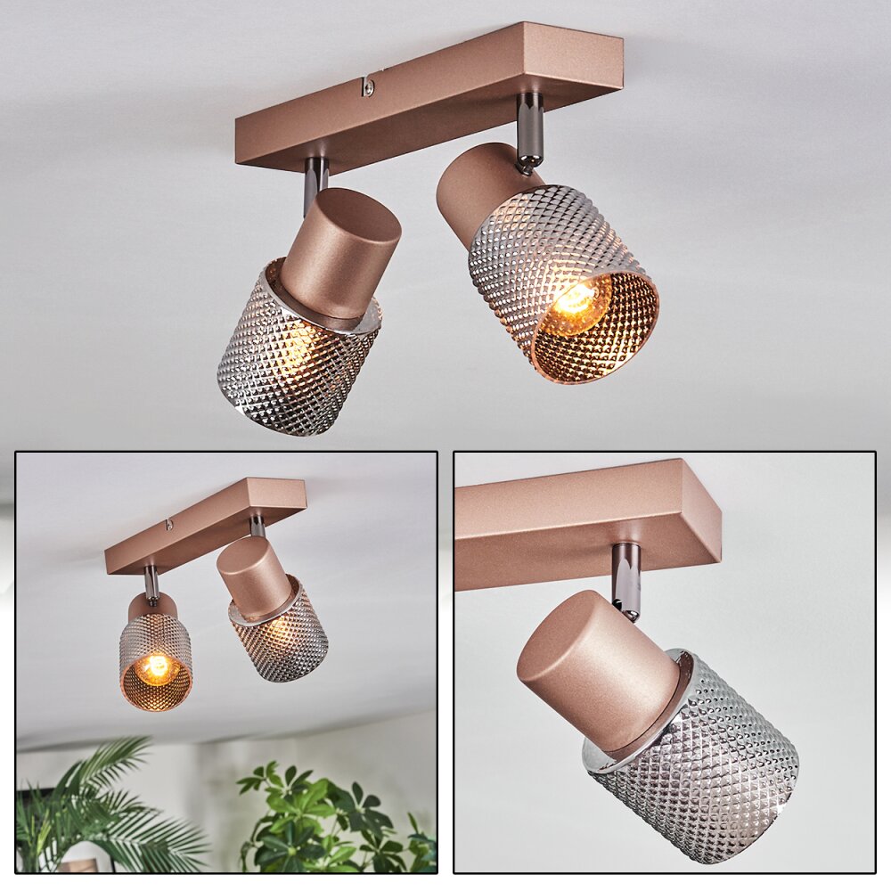 Medelim Deckenleuchte Bronze, 2-flammig main product photo