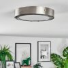 Omaro Deckenpanel LED Nickel-Matt, 1-flammig, Farbwechsler