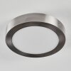 Omaro Deckenpanel LED Nickel-Matt, 1-flammig, Farbwechsler