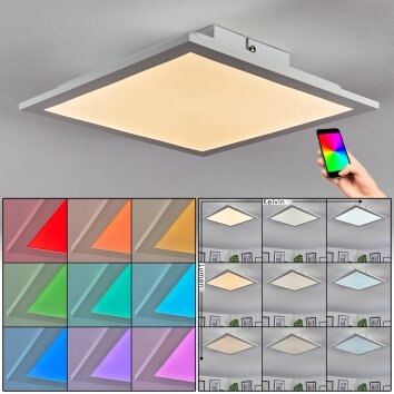 Omaro Deckenpanel LED Weiß, 1-flammig