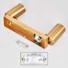 Javel Deckenleuchte Gold, 2-flammig